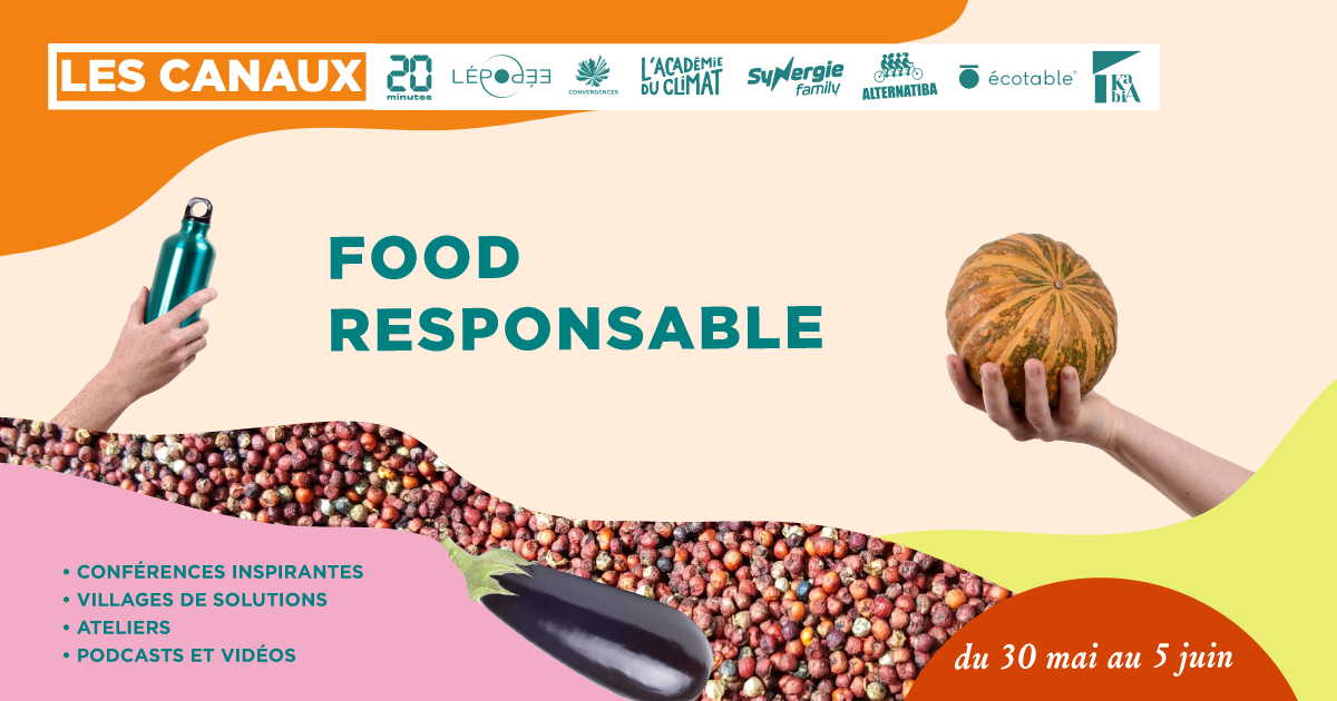 Visuel Food Responsable - festival de l'Economie Engagée 2022